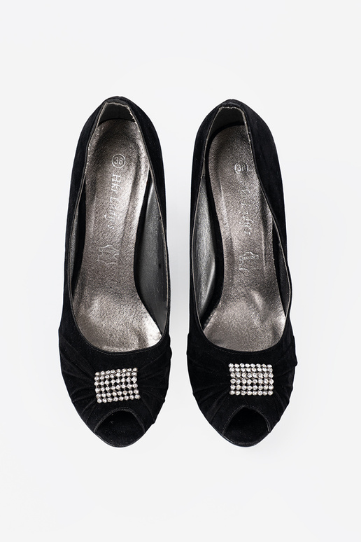 Schuhe open toe schZuarze Farbe Schuhe open toe schZuarze Farbe