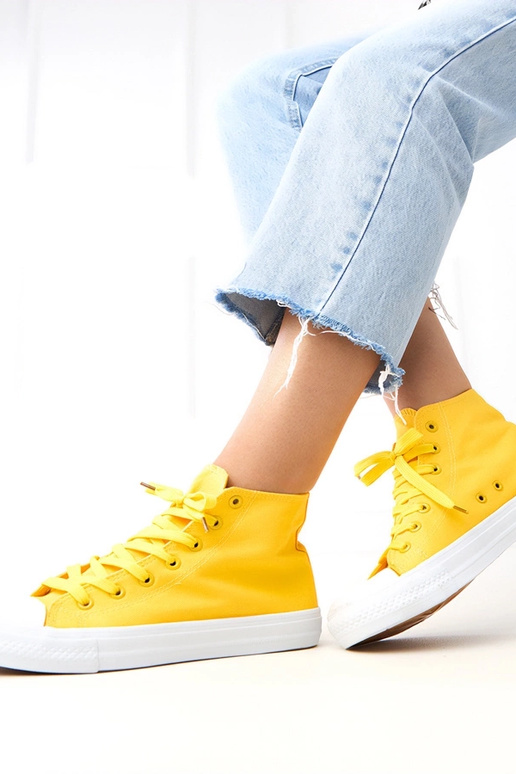 Gelbe hohe Sneakers Ghanem Gelbe hohe Sneakers Ghanem