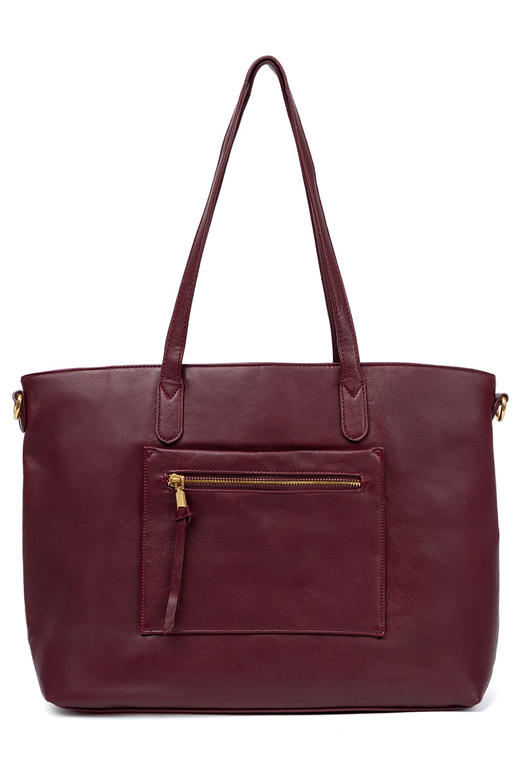 Burgund Handtasche ze goldenmi elementami Burgund Handtasche ze goldenmi elementami