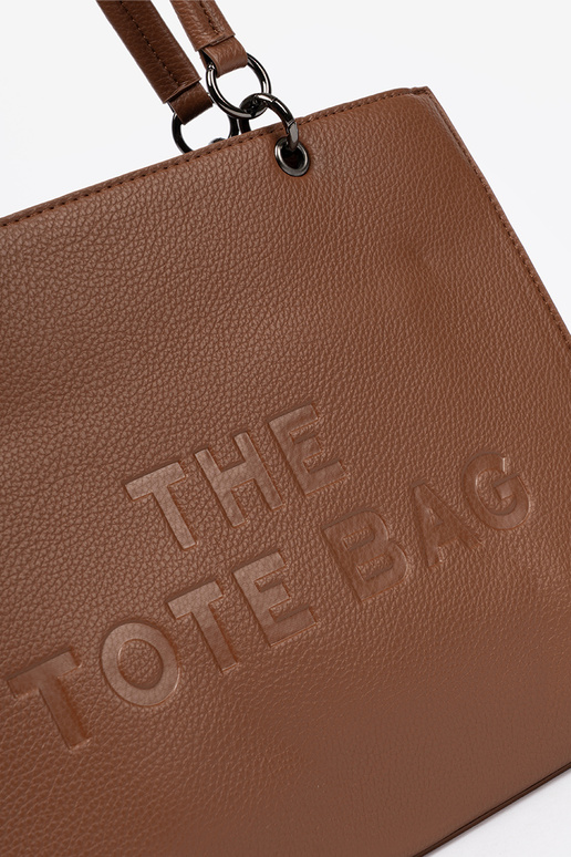 Handheld typu tote Zu ciepłym brązie