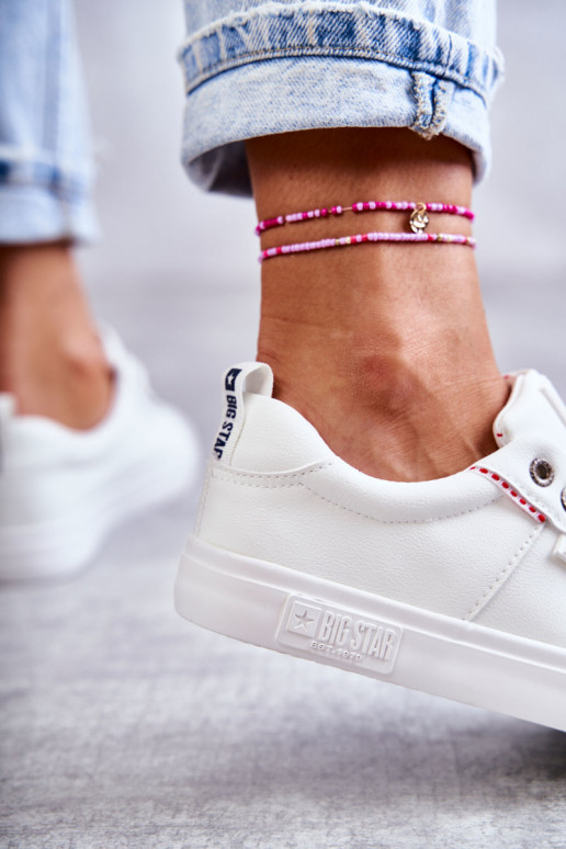 Niedrig Ledersneaker für Damen Big Star KK274005 Zueiße Farbe Niedrig Ledersneaker für Damen Big Star KK274005 Zueiße Farbe