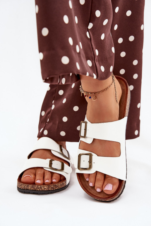 Feminin Hausschuhe mit einer Plattform mit Schnallen Zueiße Farbe Vesina Feminin Hausschuhe mit einer Plattform mit Schnallen Zueiße Farbe Vesina