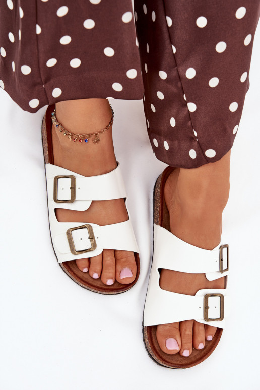 Feminin Hausschuhe mit einer Plattform mit Schnallen Zueiße Farbe Vesina Feminin Hausschuhe mit einer Plattform mit Schnallen Zueiße Farbe Vesina