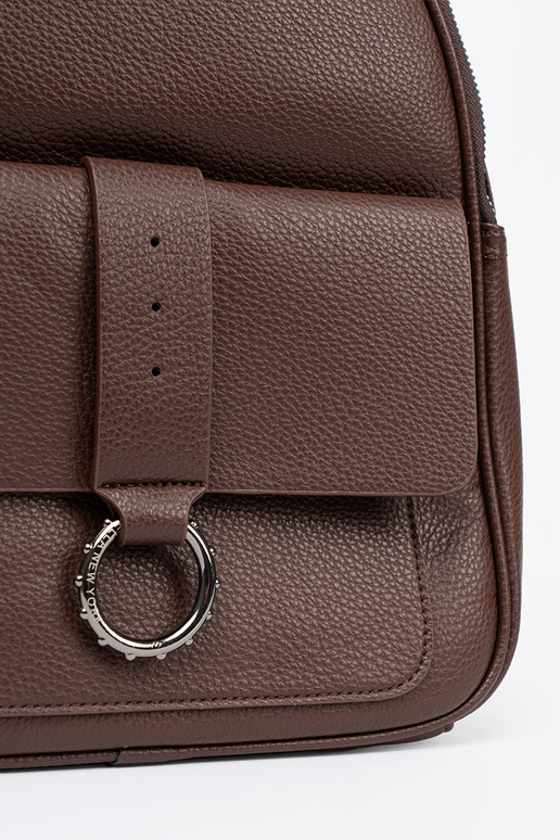 braune Farbe Rucksack Damen aus Öko-Leder