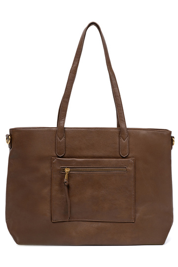 Braun Handtasche ze goldenmi elementami 2