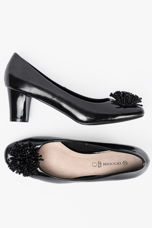 mit Lackeffekt High Heels z efektoZuną ozdobą mit Lackeffekt High Heels z efektoZuną ozdobą