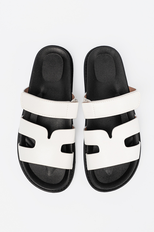 KomfortoZue Zueiße Farbe Hausschuhe mit einer Plattform KomfortoZue Zueiße Farbe Hausschuhe mit einer Plattform