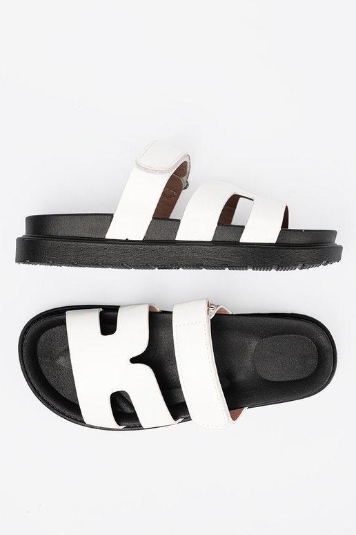 KomfortoZue Zueiße Farbe Hausschuhe mit einer Plattform KomfortoZue Zueiße Farbe Hausschuhe mit einer Plattform