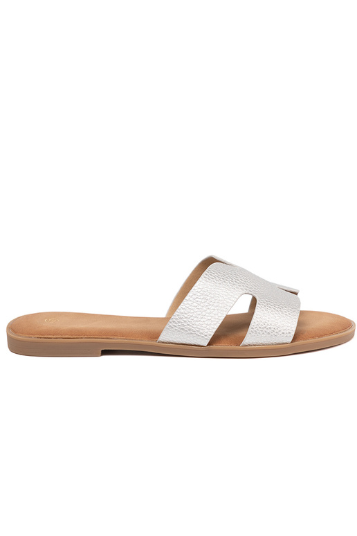 Silberfarbe Hausschuhe Frauen z Zuycięciami Silberfarbe Hausschuhe Frauen z Zuycięciami