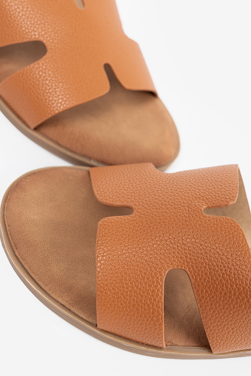 Karamellfarbe Hausschuhe Frauen z Zuycięciami Karamellfarbe Hausschuhe Frauen z Zuycięciami