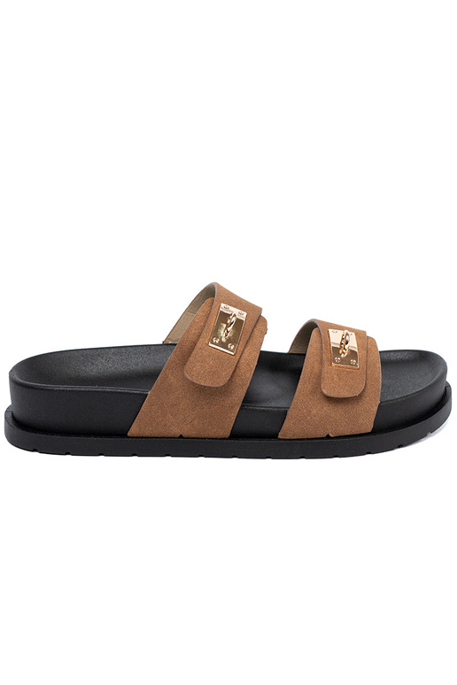 Jansnobraune Farbe Hausschuhe Frauen ze goldenmi ZustaZukami