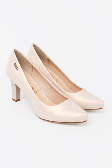 Schuhe Beige an der Ferse Sergio Leone