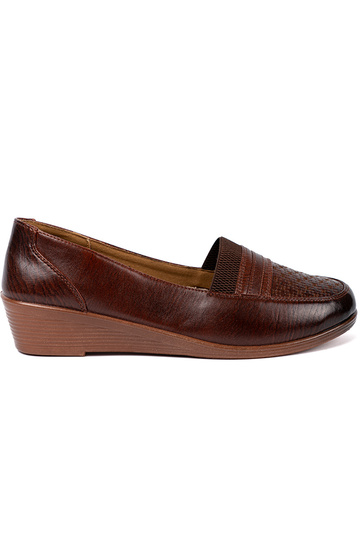 Frauen Schuhe slip-on z fakturoZuanym noskiem 2