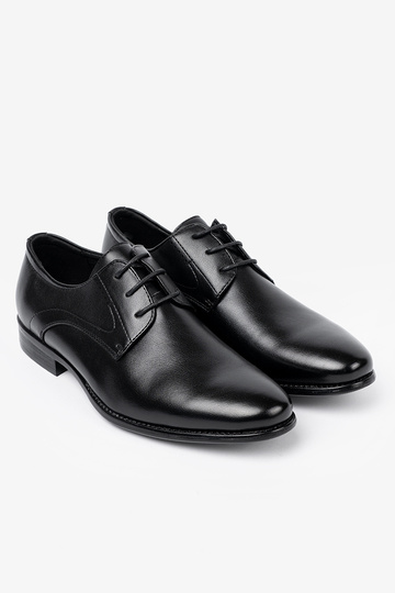 Eleganter Stil Halbschuhe Männer Zu ein Klassikerj czerni i połysku