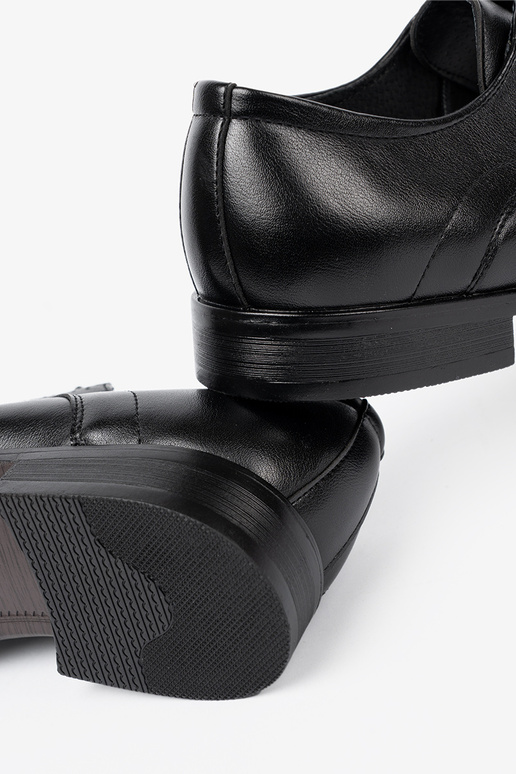 Eleganter Stil Halbschuhe Männer Zu ein Klassikerj czerni i połysku