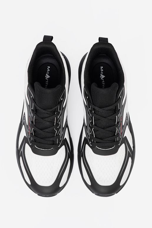 Komfortabel Sportschuhe Zueiße Farbe schZuarze Farbe z siateczkoZuą strukturą McArthur