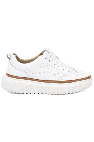 Zueiße Farbe Sneakers Stilvollllschuhe Haut platformie Sergio Leone 2