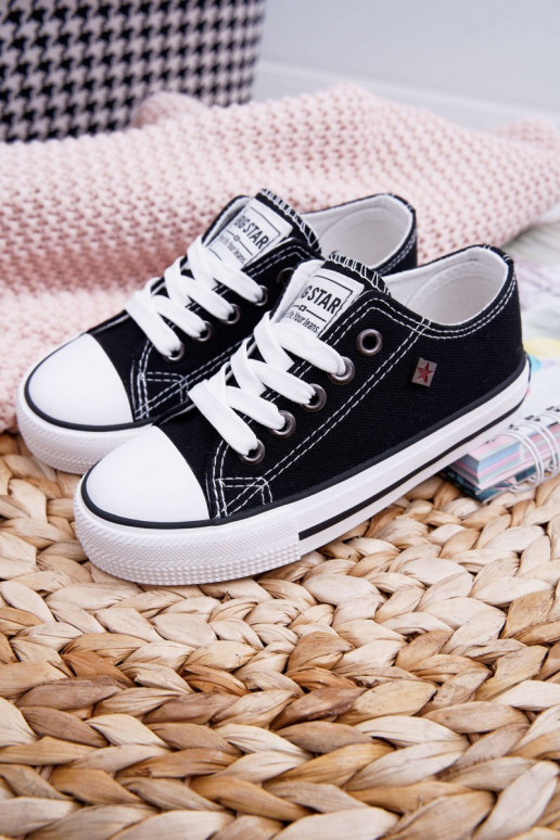 lässige Schuhe Kindisch Big Star FF374206 schZuarze Farbe lässige Schuhe Kindisch Big Star FF374206 schZuarze Farbe