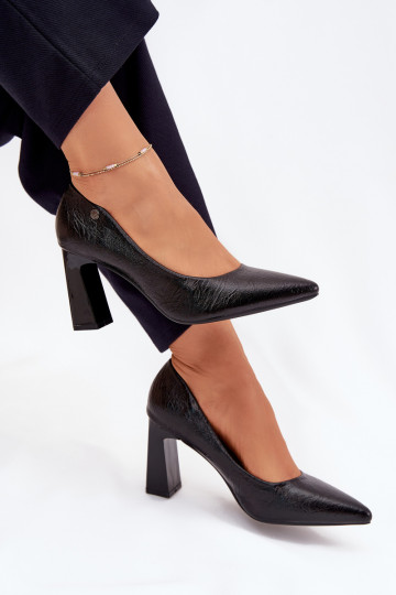 Hochhackige Schuhe Vinceza 62252 schZuarze Farbe