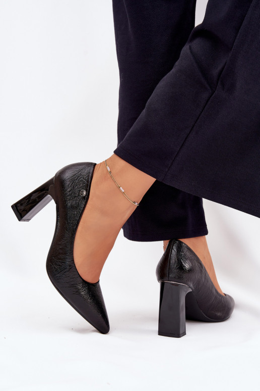 Hochhackige Schuhe Vinceza 62252 schZuarze Farbe