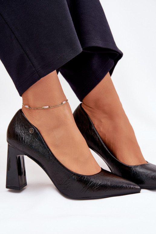 Hochhackige Schuhe Vinceza 62252 schZuarze Farbe