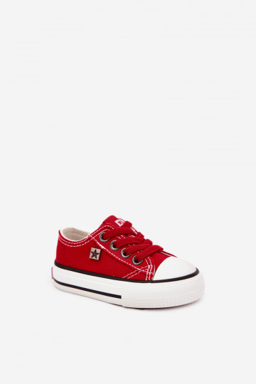 Kindisch Klassisches Stilvollll lässige Schuhe Big Star DD374161 rote Farbe
