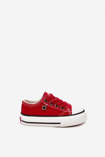 Kindisch Klassisches Stilvollll lässige Schuhe Big Star DD374161 rote Farbe 2