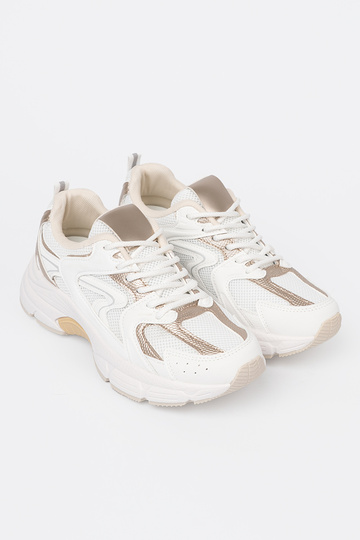 Zueiße Farbe Sneakers Stilvollllschuhe z Beige-goldenmi ZustaZukami