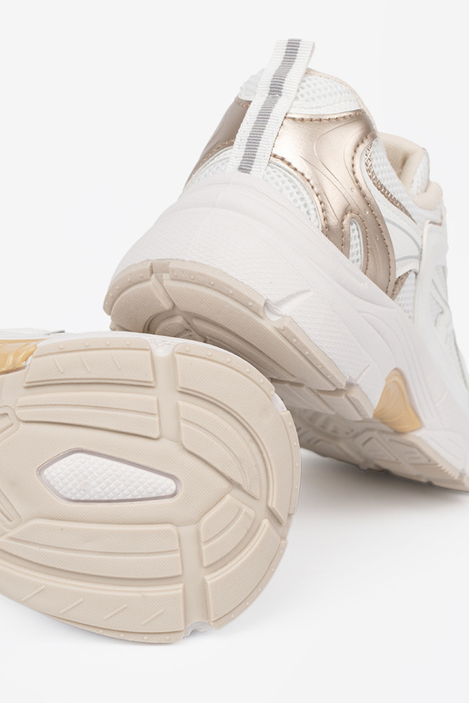 Zueiße Farbe Sneakers Stilvollllschuhe z Beige-goldenmi ZustaZukami