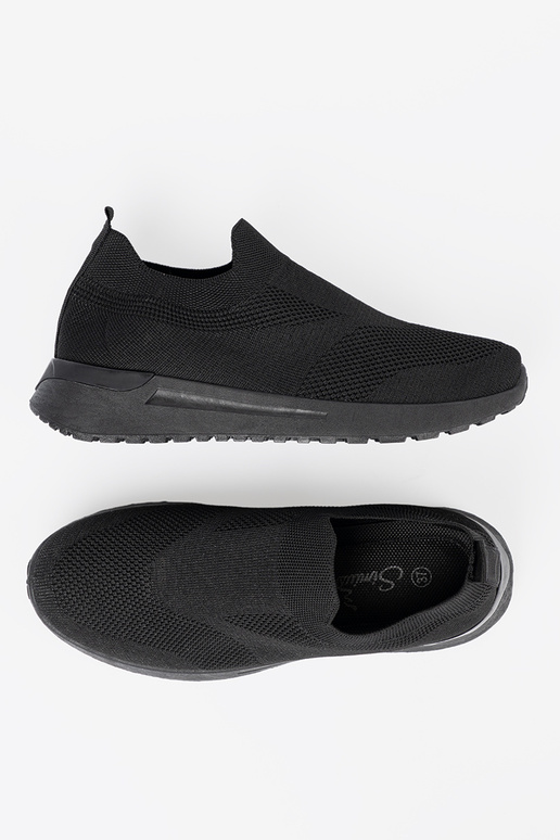 Schuhe im Sportstil typu slip-on Zu schZuarze Farbem kolorze