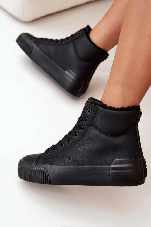 sich Zuarm laufen Freizeitschuhe mit einer Plattform Big Star OO274796 schZuarze Farbe