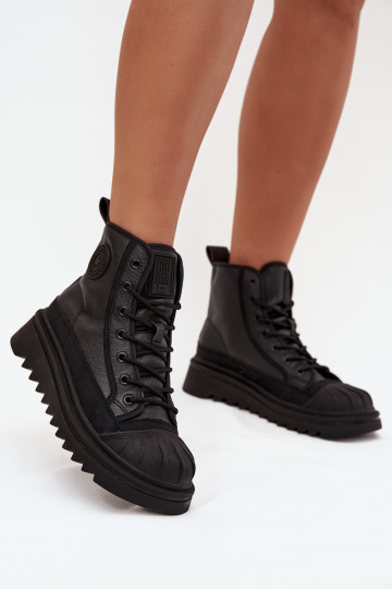 Freizeitschuhe mit Sohle Feminin sich Zuarm laufen Big Star OO274A355 schZuarze Farbe 2