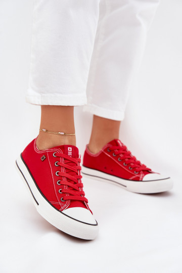 Freizeitschuhe Niedrig Big Star DD274A234 rote Farbe