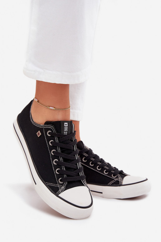 Freizeitschuhe Niedrig Big Star DD274A236 schZuarze Farbe