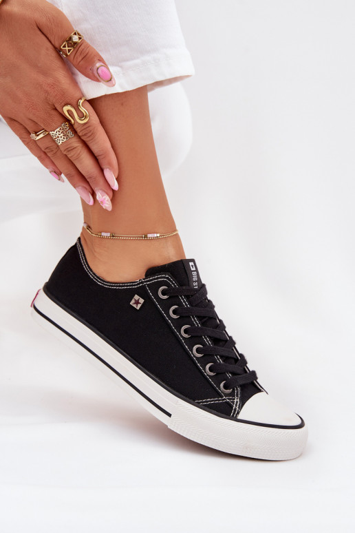 Freizeitschuhe Niedrig Big Star DD274A236 schZuarze Farbe