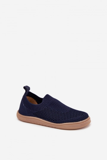 Kinder dunkelblaue "Barefoot" Schlupfslipper Milami Tai Tuririselle