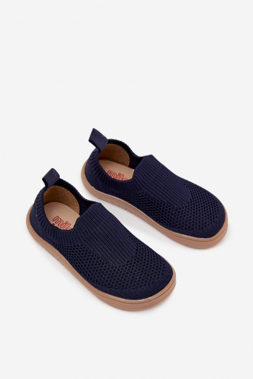Slip-On-Hausschuhe Barefoot Kindisch Milami Dunkelblau Es mussriselle