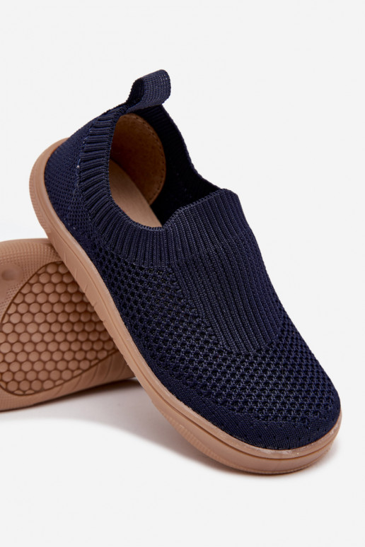 Slip-On-Hausschuhe Barefoot Kindisch Milami Dunkelblau Es mussriselle