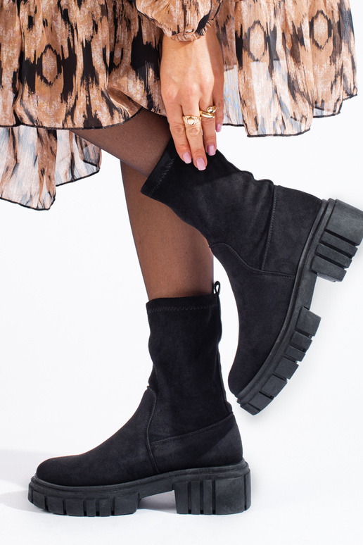 schZuarze Farbe Schuhe aus INildleder Frauen schZuarze Farbe Schuhe aus INildleder Frauen