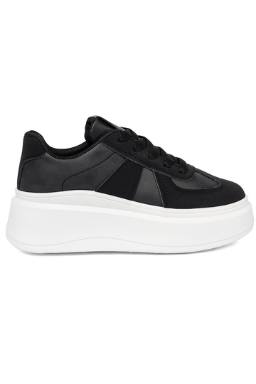 Klassisches Stilvollll schZuarze Farbe Sneakers Stilvollllschuhe auf einer dicken Sohle 2