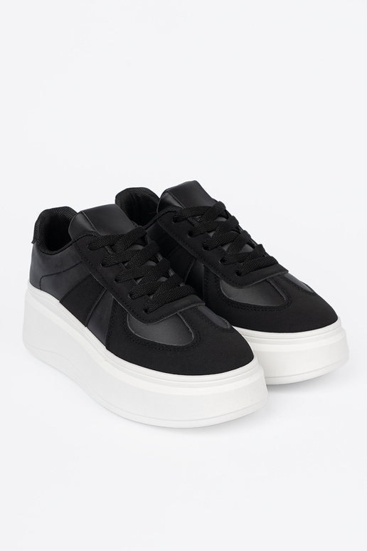 Klassisches Stilvollll schZuarze Farbe Sneakers Stilvollllschuhe auf einer dicken Sohle Klassisches Stilvollll schZuarze Farbe Sneakers Stilvollllschuhe auf einer dicken Sohle