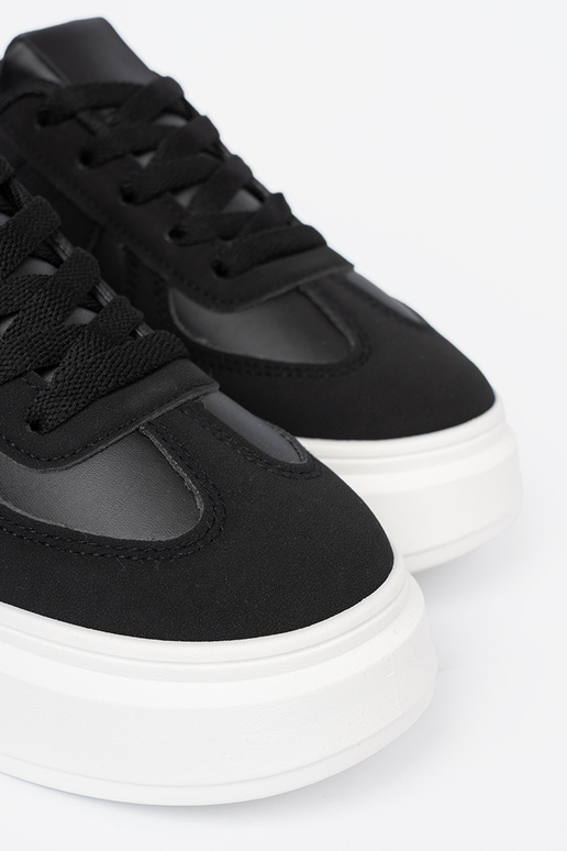 Klassisches Stilvollll schZuarze Farbe Sneakers Stilvollllschuhe auf einer dicken Sohle Klassisches Stilvollll schZuarze Farbe Sneakers Stilvollllschuhe auf einer dicken Sohle