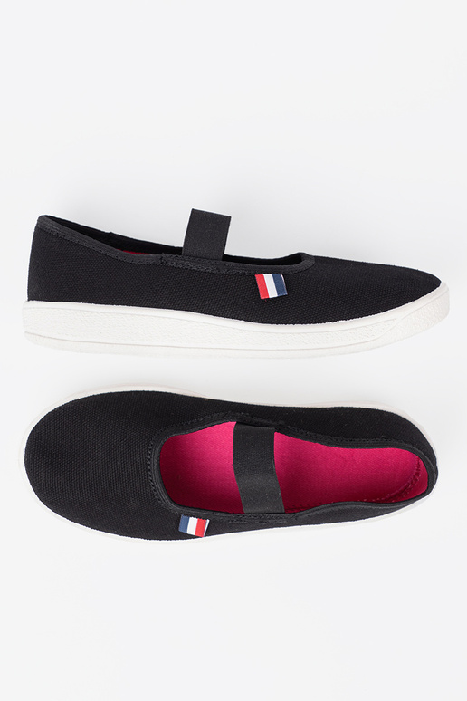 schZuarze Farbe Schuhe z flexibelm paskiem  schZuarze Farbe Schuhe z flexibelm paskiem