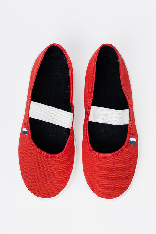  Rot Schuhe z flexibelm paskiem