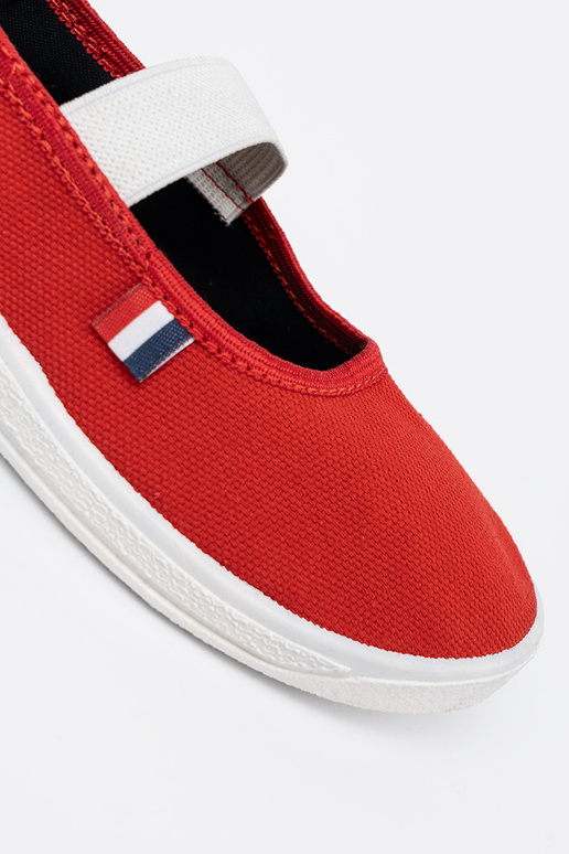  Rot Schuhe z flexibelm paskiem