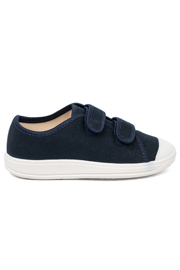 Dunkelblau Schuhe von Kindern Klettverschlussy 2