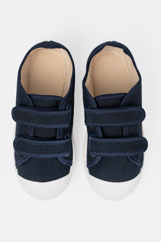Dunkelblau Schuhe von Kindern Klettverschlussy