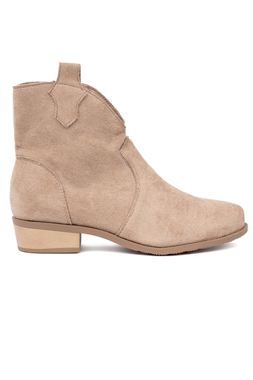 Beige Schuhe CoZuboystiefel aus INildleder 2