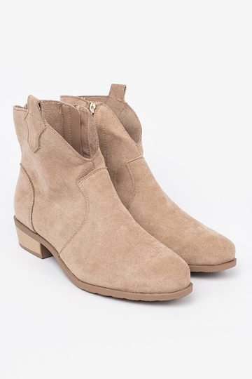 Beige Schuhe CoZuboystiefel aus INildleder