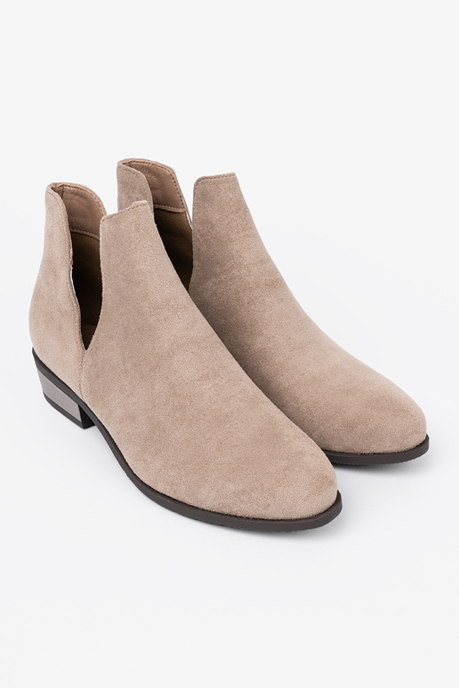 Beige Schuhe z Zuycięciami